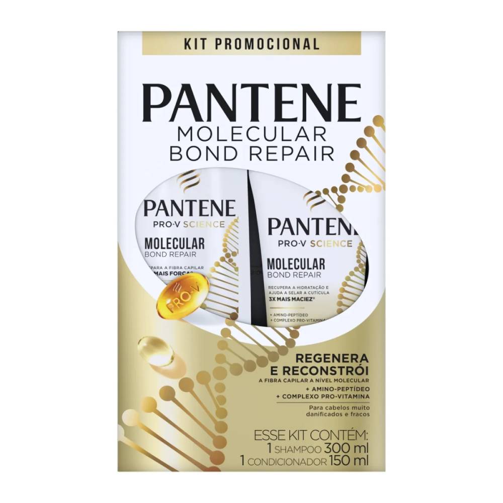 Kit Shampoo + Condicionador Pantene Molecular Bond Repair