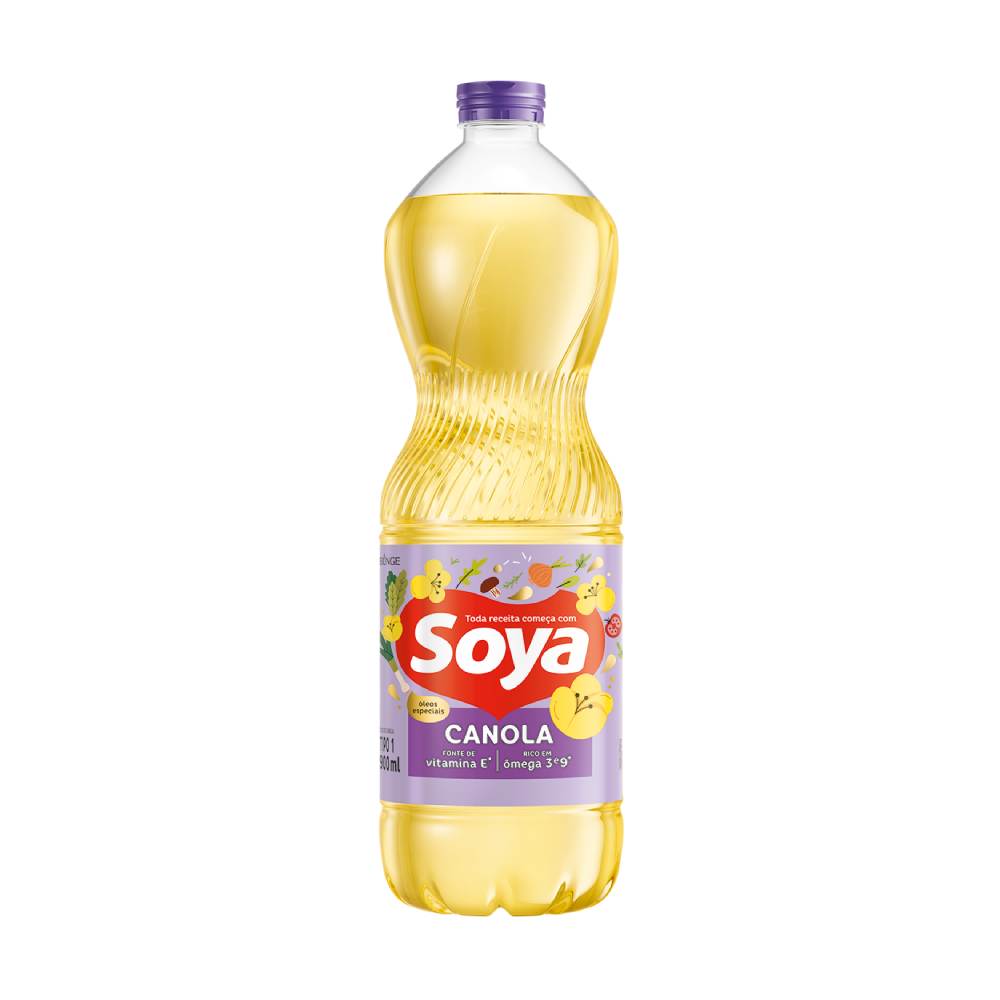 Óleo De Canola Soya 900ml