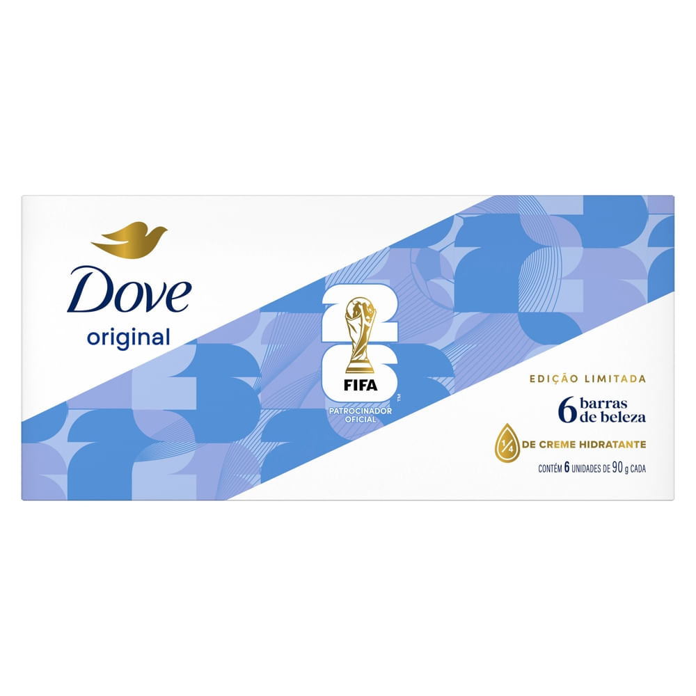 Sabonete em Barra Dove Original 90g 6 unidades