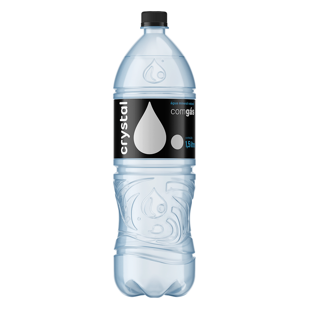 Água Mineral Com Gás Crystal Pet 1,5L