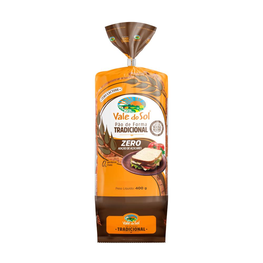 Pão de Forma Vale do Sol Tradicional 400g