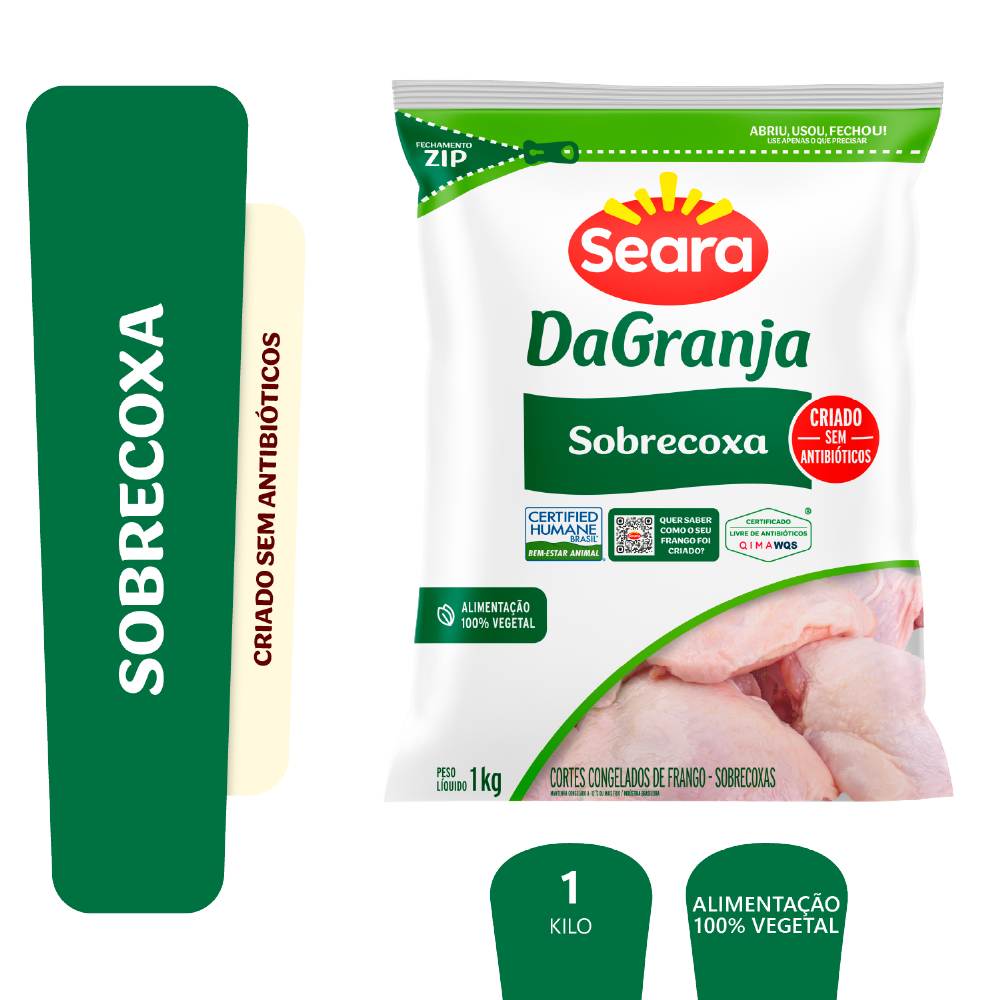 Sobrecoxa Seara Da Granja IQF 1kg