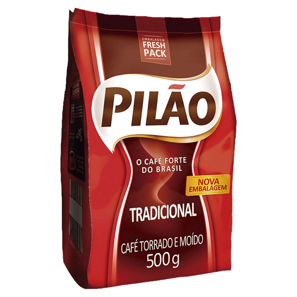 Café Torrado E Moído Pilão Tradicional Fresh Pack 500g