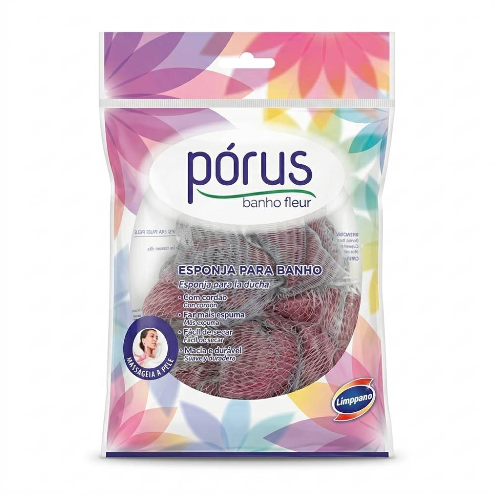 Esponja de Banho Pórus Fleur