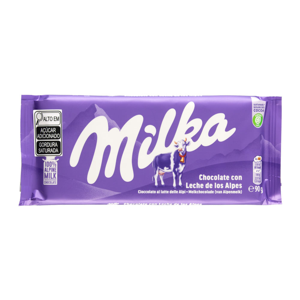Chocolate ao Leite Milka 90g