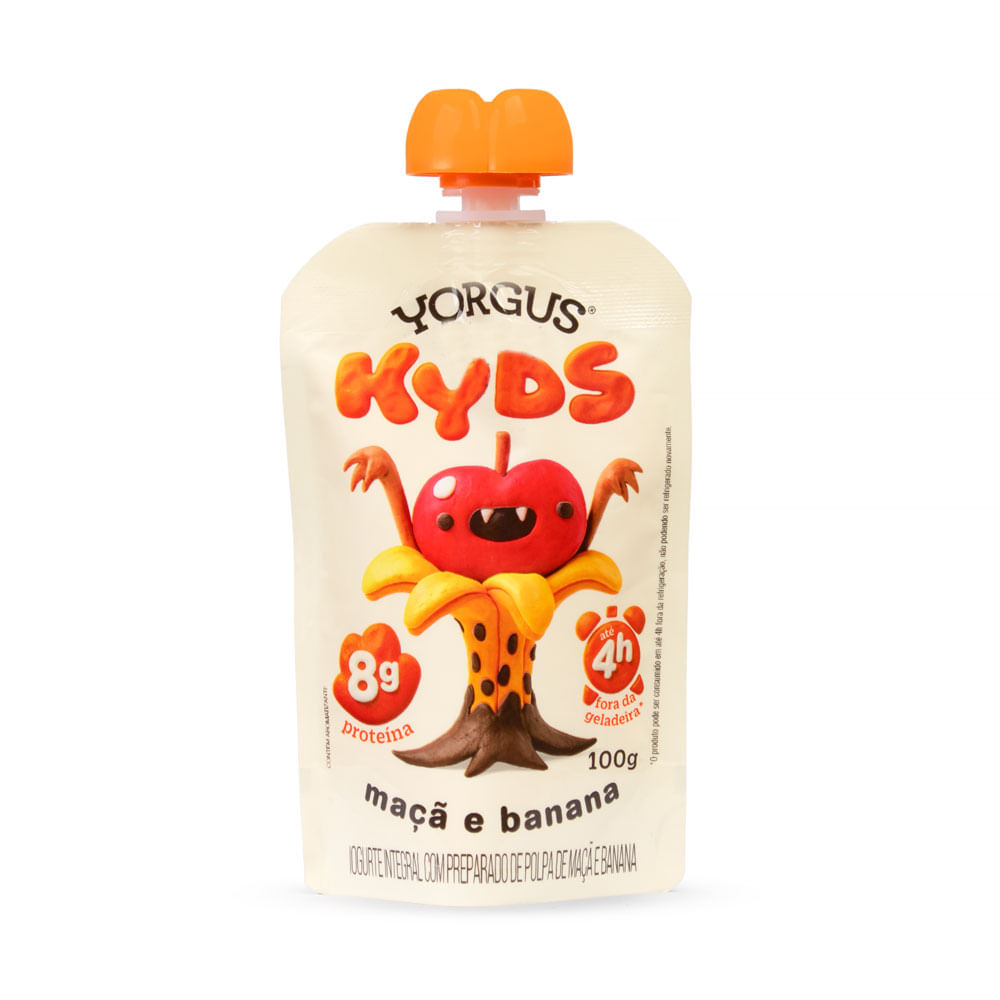 Iogurte Yorgus Kyds Maçã e Banana 100g