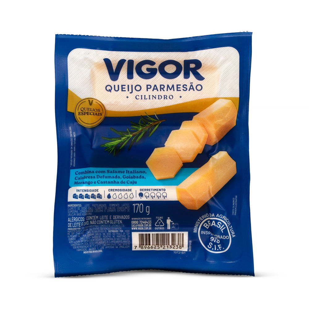 Queijo Parmesão Vigor Cilindro 170g