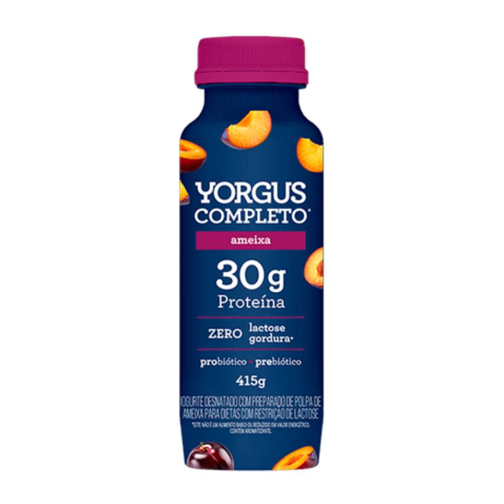 Iogurte Proteína 30g Yorgus Completo Ameixa 415g