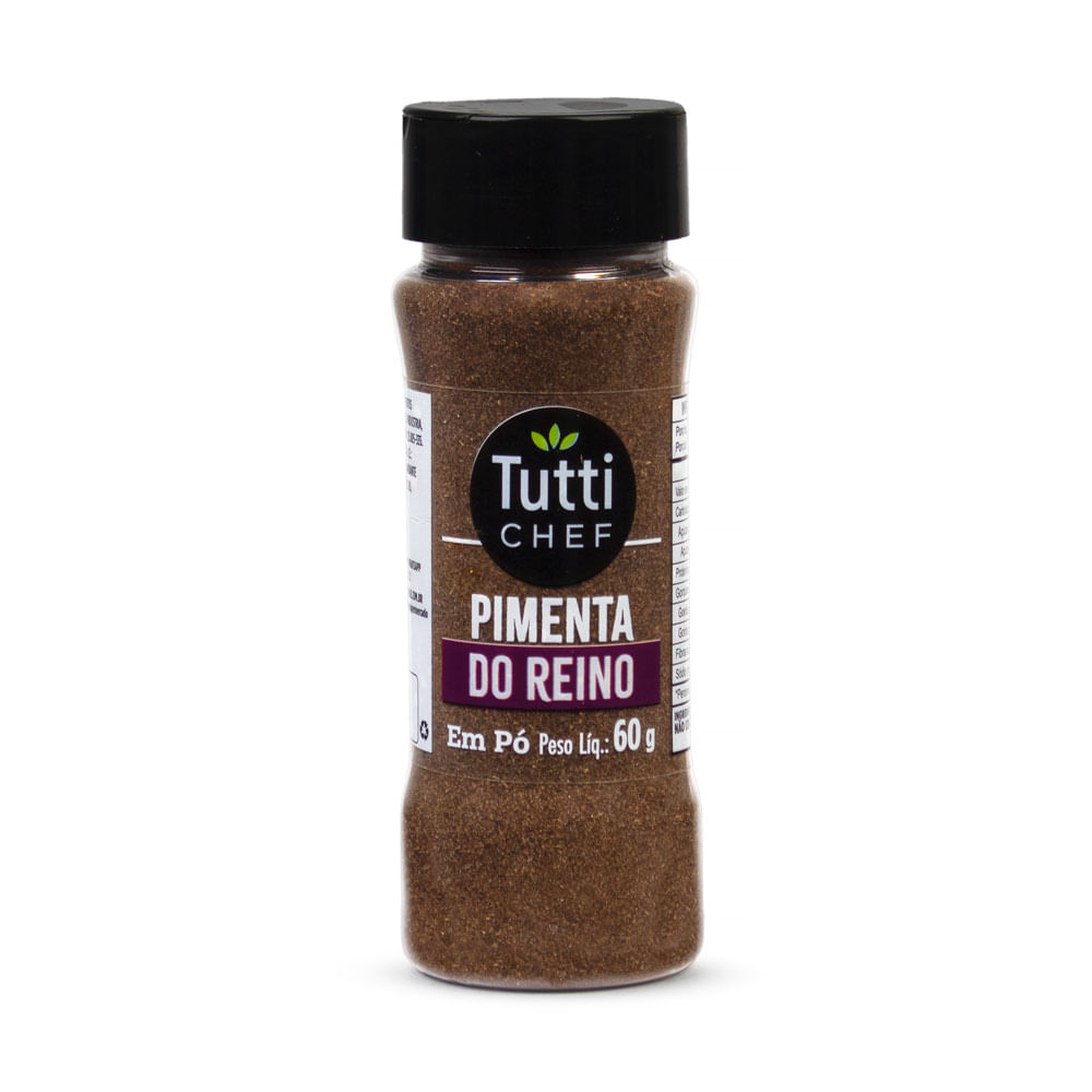 Pimenta do Reino em Pó Tutti Chef 60g
