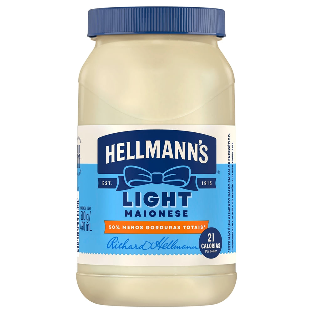 Maionese Light Hellmanns Pote 500g