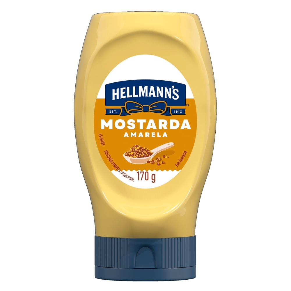 Mostarda Hellmanns Squeeze 170g