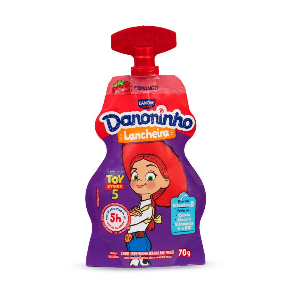 Iogurte Danoninho Morango Pouch 70g