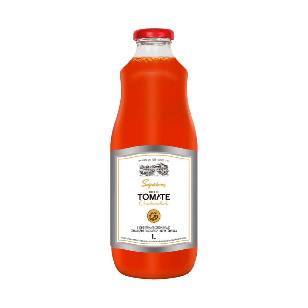 Suco 100% Tomate Superbom Garrafa 1L