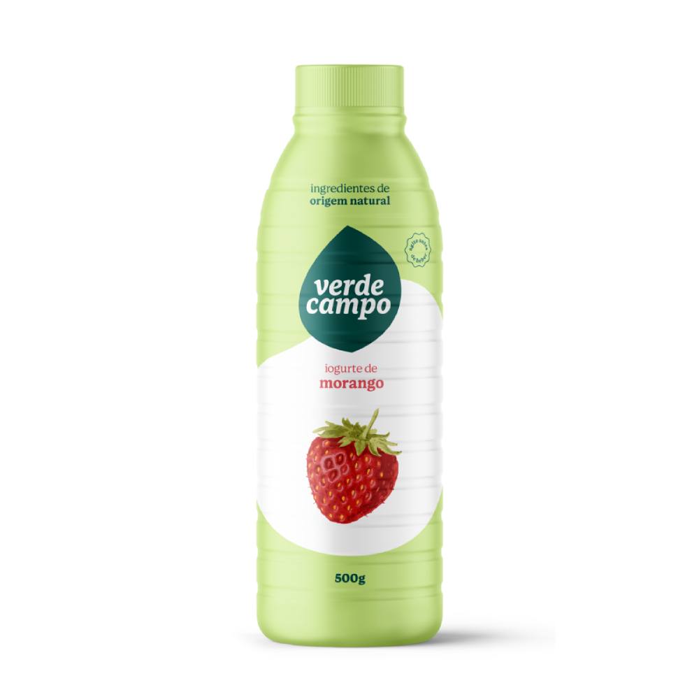 Iogurte Verde Campo Morango 500g