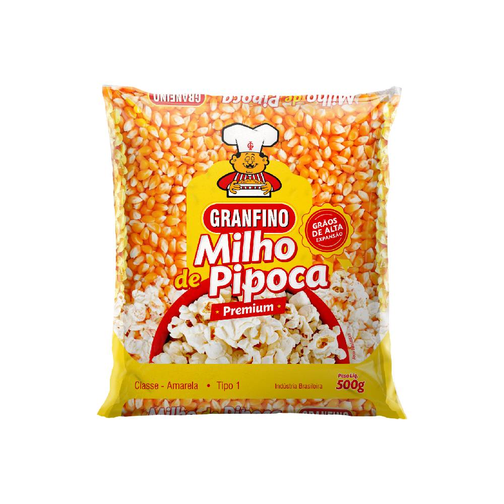 Milho Para Pipoca Granfino 500g