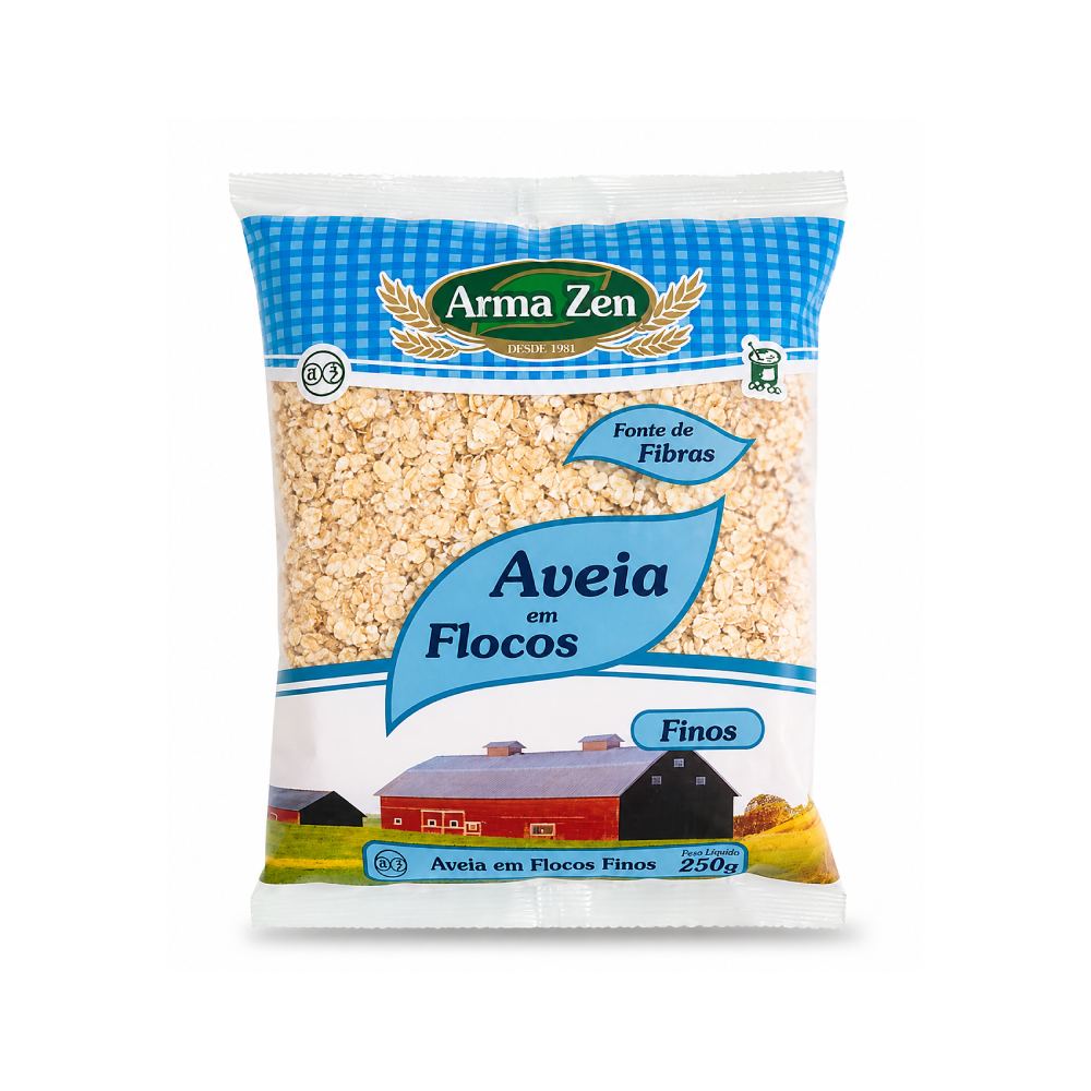 Aveia em Flocos Finos Armazen 250g