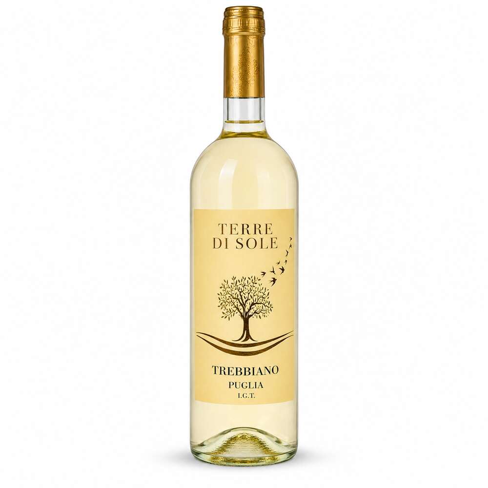 Vinho Branco Italiano Trebbiano Puglia Terre di Sole 750ml