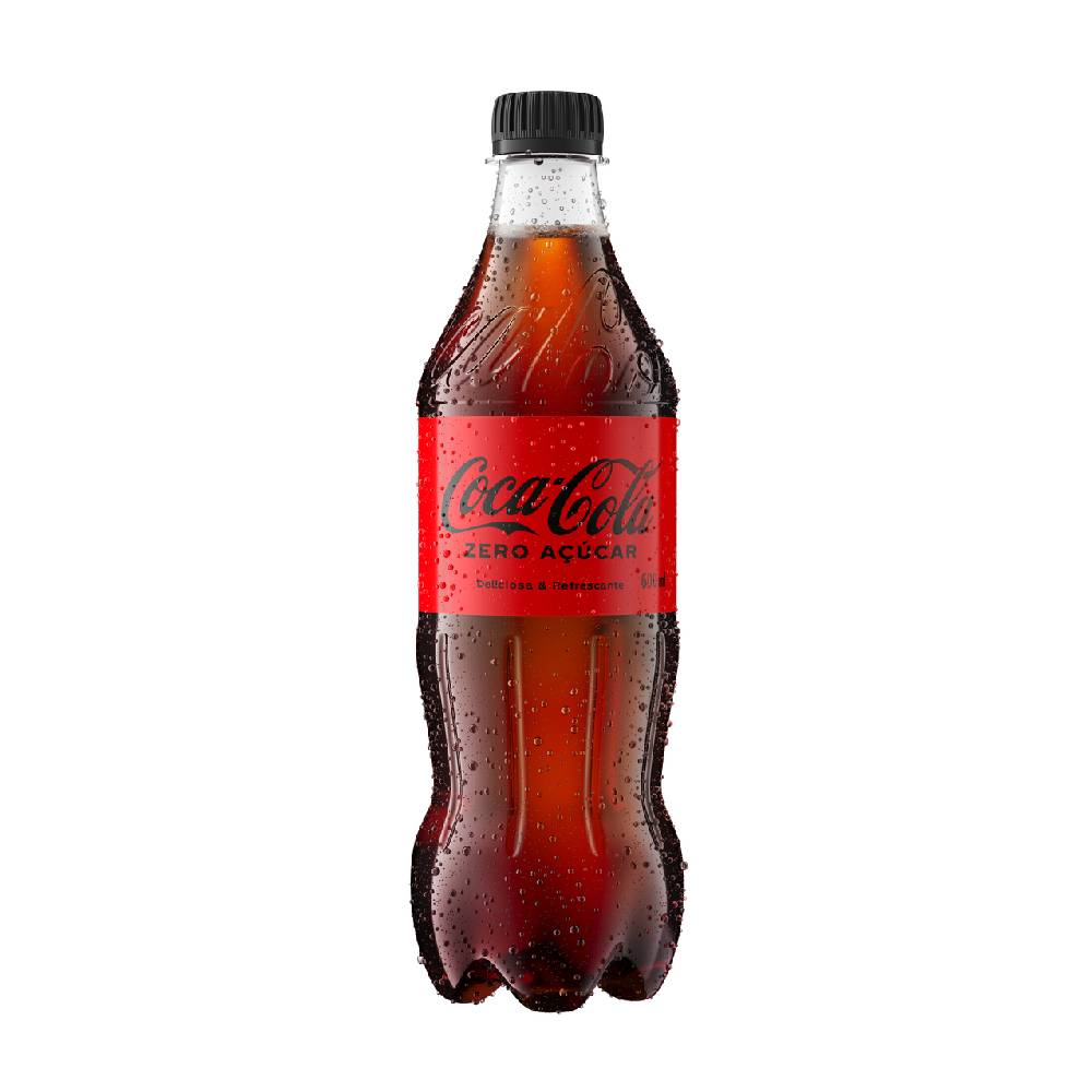 Refrigerante Coca Cola Sem Açúcar Pet Gelado 600ml
